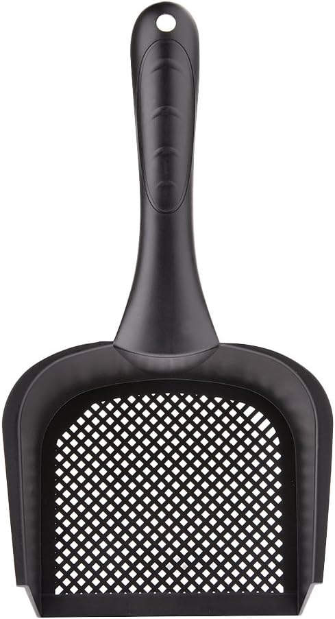 wonderfulwu Cat Litter Scoop with Handle Small Hole, Reptile Litter Cleaner Scoop