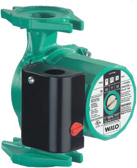 WILO 4090765 Star S21Fx CI 3 Speed Circulator