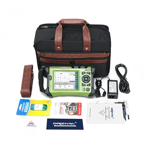Orientek TR600 Fiber OTDR Tester 5.7" Touch Screen 1310/1550nm 32/30dB w/VFL+1.8m Short Dead Event Zone+GUI Interface+FC UPC Connector+8G SD Card+Memory Capacity>800 Traces