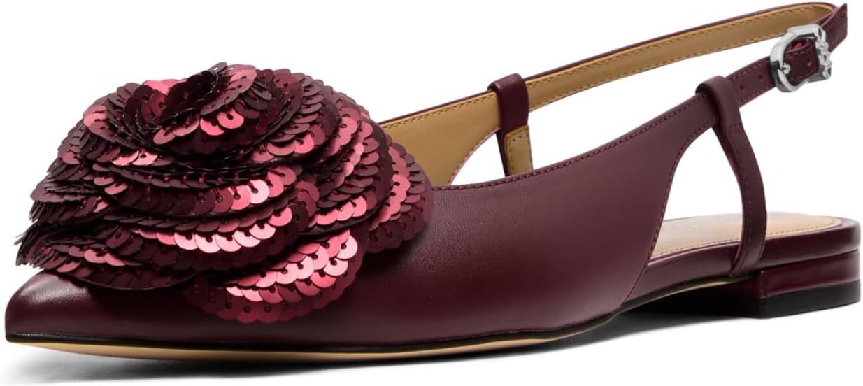 Michael Kors Womens Elodie Sling Flat