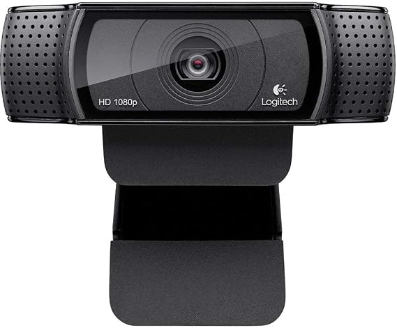 Logitech C920 Widescreen HD Pro Webcam, Black - Local