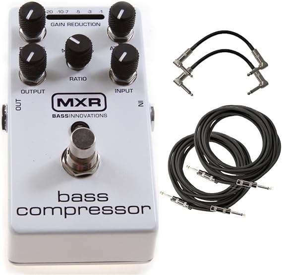 MXR M87 Bass Compressor Pedal w/ 4 Cables