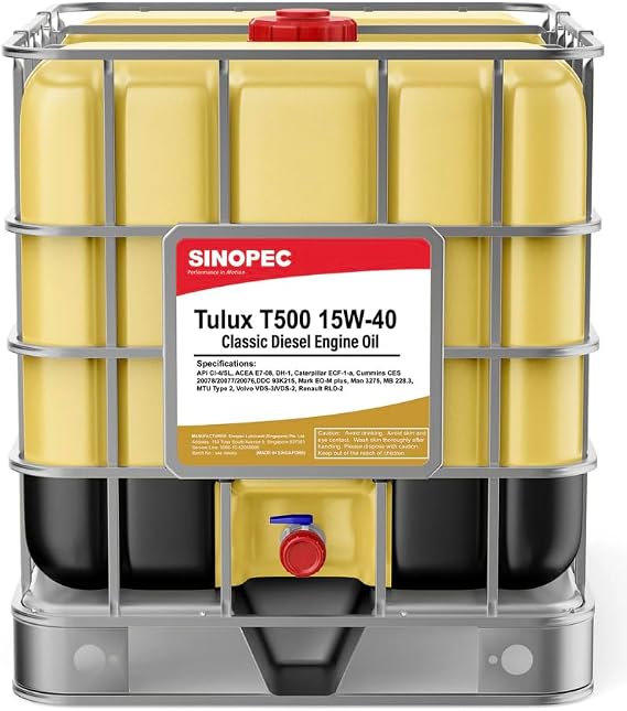 15W40 Heavy Duty Diesel Engine Oil - 275 Gallon Tote