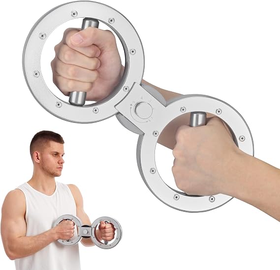 Burn Rotator Machine,12 Pounds Arm Workout Equipment,Forearm Strengthener with 360° Rotatable,Multifunctional Strength Training Equipment with Resistance Adjustable for Home and Gym Workouts