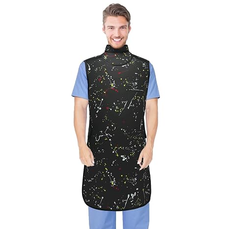 Lead Apron for X-Rays - 0.5mmpb Lead Protection with Thyroid Collar Lightweight Dentist x-ray Shield (Adult)