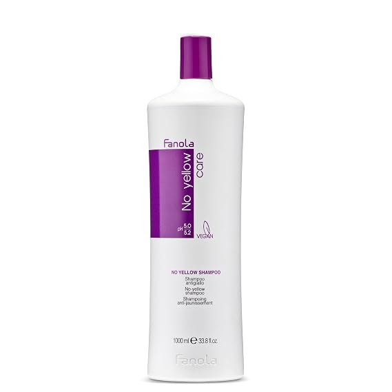 Fanola No Yellow Purple Shampoo & Anti-Brass Hair Toner, 33.8 oz