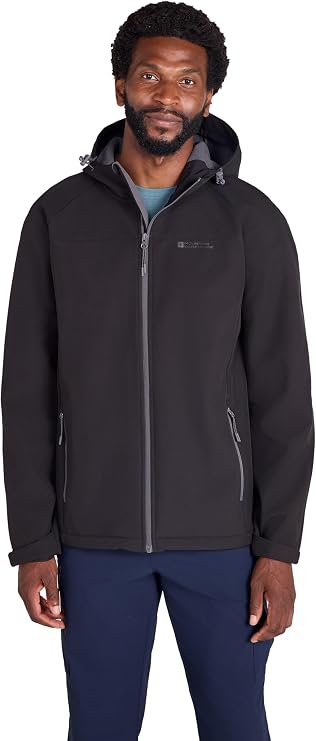 Mountain Warehouse Exodus Mens Softshell Hooded Jacket