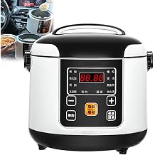 12v/24v Rice Cooker, Heating Keep-Warm Function, Multicooker Functions, Portable Car Travel Cooker for Car, Truck, Camp Diet Meals,24v, Small