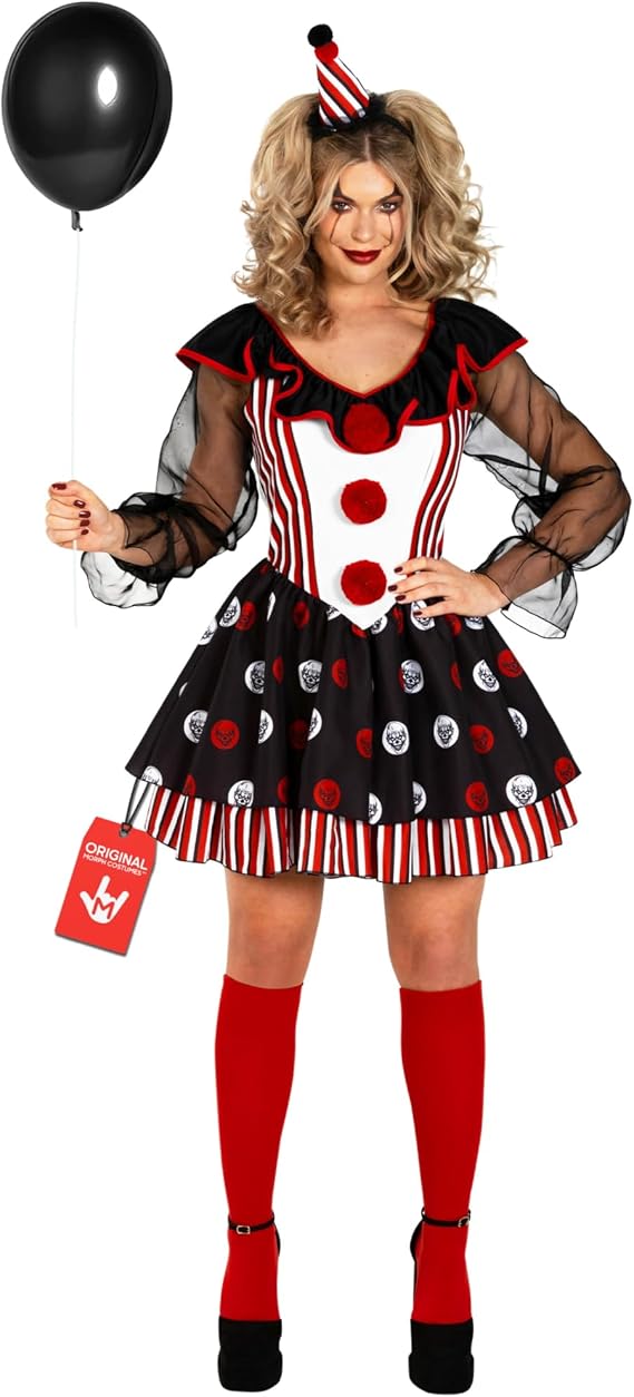 Morph, Clown Costume Women, Halloween Costumes for Women