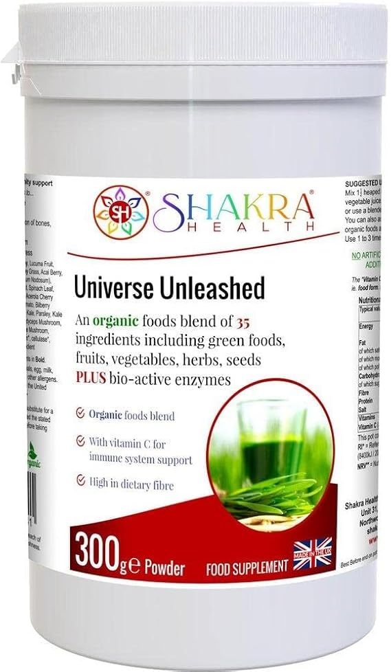 Universe Unleashed | Organic superfoods and Enzyme Combination - Spirituality, Science & Supplements by Shakra Health