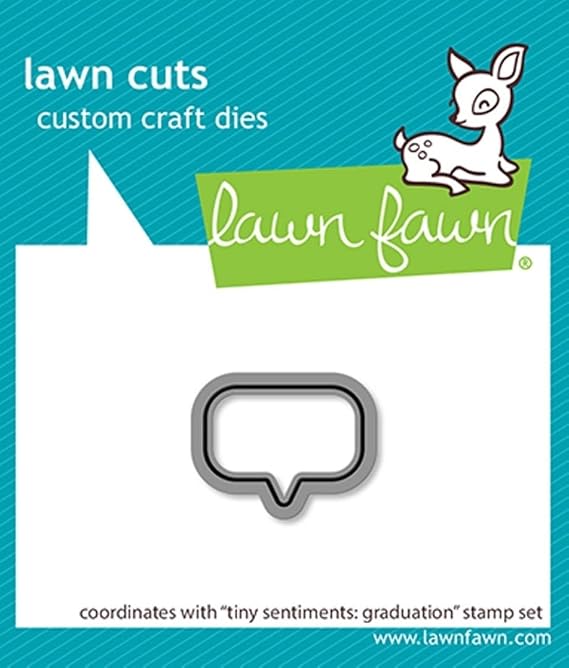 Lawn Fawn LF4083 Tiny Sentiments: Graduation Lawn Cuts Dies