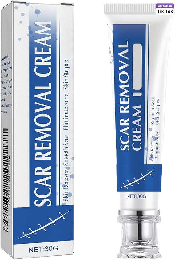 Scar Removal Cream,Scar Soothing Cream,30g (1pcs) | Silicone Scar Gel,Scar Cream for Surgical Scars, Stretch Marks and Keloid Bump,Scars of Burns and Injuries Treatment