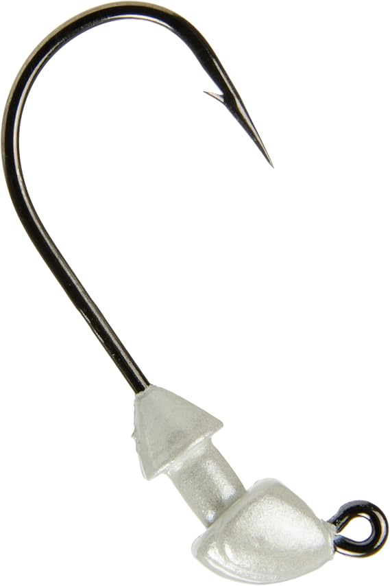 Strike King Squadron Swimbait Head, Jig Head Fishing Lure, Pearl