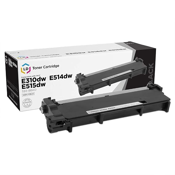 LD Products Compatible Toner Replacement for Dell 593-BBKD (Black)