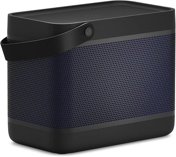 Bang & Olufsen Beolit 20 Portable Bluetooth Speaker - Black 360 degree sound powerful wireless speaker for home and outdoor integrated Qi charging station for smartphones