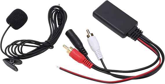 ZJchao AUX Adapter, ABS Easy Installation Car Adapter AUX for Car for with Audio Port