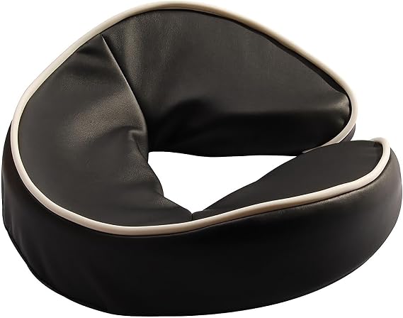 Leaftalk Universal Face Cushion/Face Pillow for Massage Table, Black
