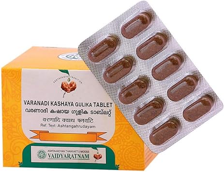 Varanadi Kashaya Gulika Tablet 100 Nos Vaidyaratnam Products | Ayurvedic Products