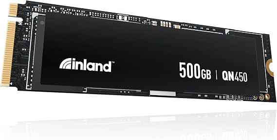 INLAND QN450 500GB NVMe SSD PCIe 4.0 Gen4x4 Internal Solid State Drive