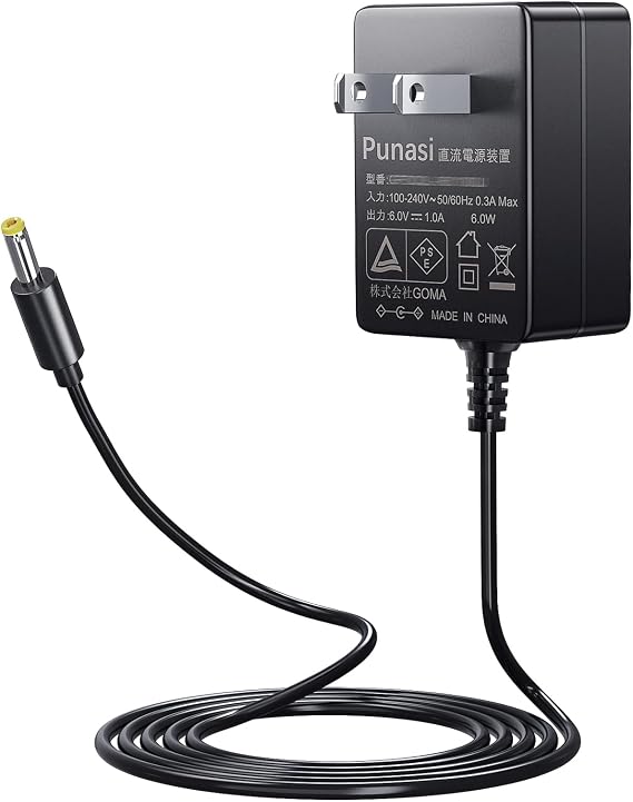 AC Adapter for Omron Upper Arm Electronic Blood Pressure Monitor, PSE Certified Compatible with HHP-AM01 HCR-7104 HEM-ADPTW5