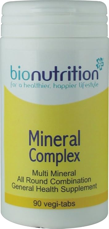 Bio Nutrition Mineral Complex : One-A-Day : General wellbeing multimineral : 90 vegi-tabs