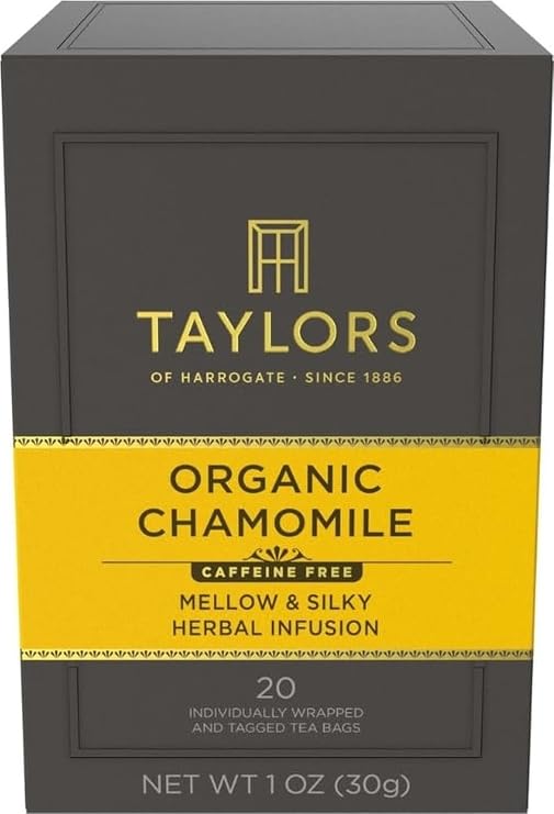 Taylors of Harrogate Organic Chamomile Herbal Tea, 20ct (Pack of 1)