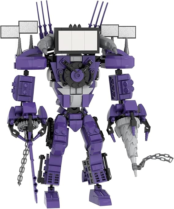 Toilet Blocks Toys TV Man Building Blocks Toys,Construction Playset Blocks Action Figure Building Blocks for Adults Kids 474 PCS