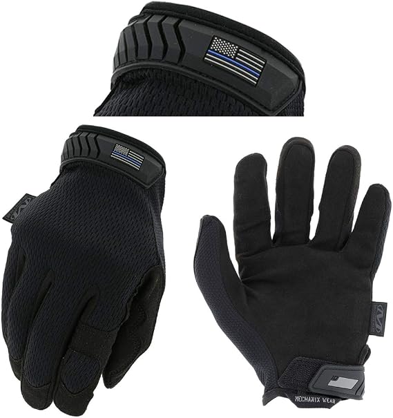 Mechanix Wear - Thin Blue Line Covert Tactical Gloves Medium,Black
