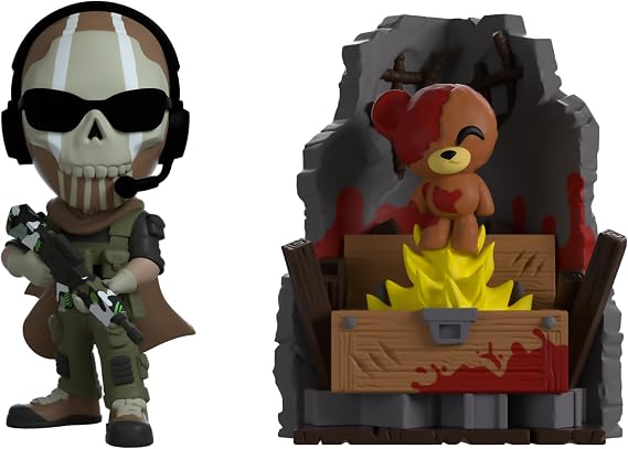 Youtooz Call of Duty Ghost 4.6" Vinyl Figure & 4.9" Mystery Box Official Collectibles with 1 in 6 Chase Chance for Fans of Modern Warfare 2 and COD Series
