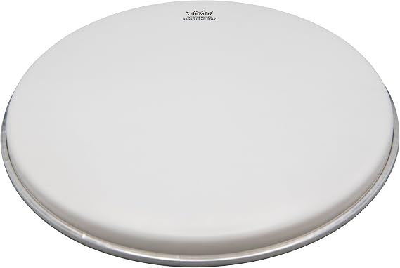 Remo P-190 WeatherKing Standard Banjo Head - 11-Inch - Fits 5 & 6 String Banjos - High Crown Frosted White Mylar Head