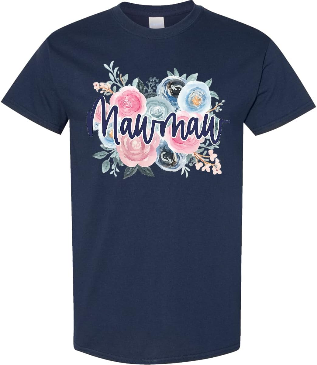 inktastic Mum Flower Bouquet Watercolor Art Adult T-Shirt