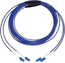 30m 2 core Armored Fiber Optic Patch Cord Indoor and Outdoor(SCA-SCA,2C Black SM LSZH)