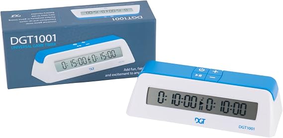 DGT 1001 Digital Chess Clock - White
