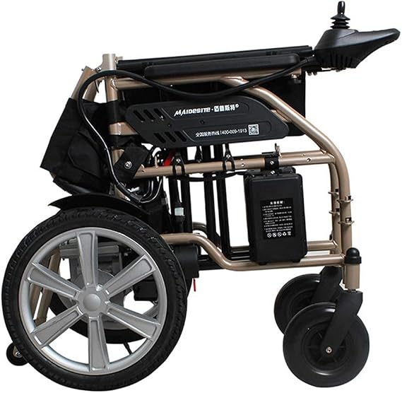 Electric Wheelchair - Lightweight Foldable Aluminium Power Electric Wheelchair,Folding Electric Wheelchair for Disabled