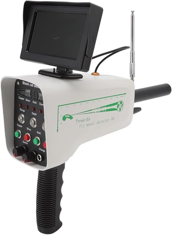 Smart Metal Detector for Gold Prospecting, 30m Depth & 1000M Range, Underground Treasure Scanner for Professional Use
