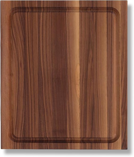 John Boos BBQ Series Rectangular Wooden Walnut Cutting Board 17x21