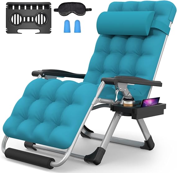 Suteck Oversized Zero Gravity Chair,29In XL Lounge Chairs