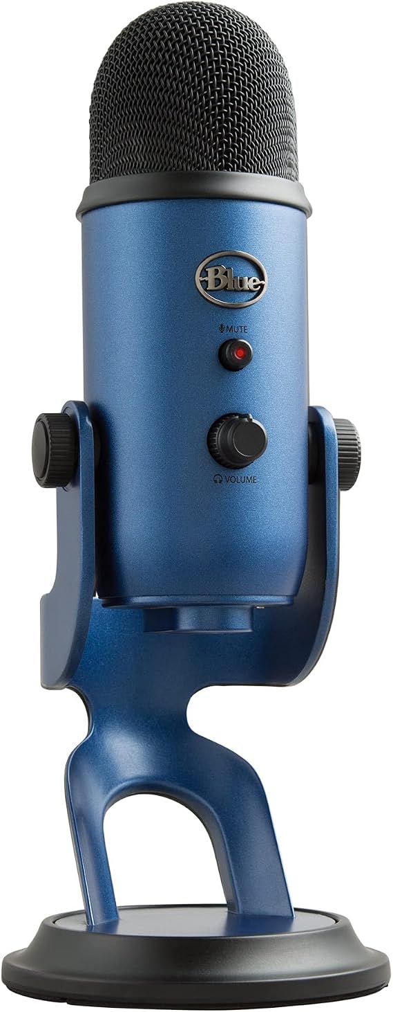 Logitech G Blue Yeti USB Microphone for Recording, Streaming, Gaming
