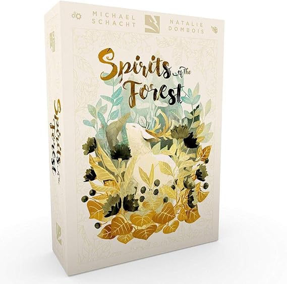 Spirits of the Forest Board Game | Abstract Strategy Game | Open Drafting and Set Collection Game for Adults | Ages 14+ | 1-4 Players | Avg. Playtime 20 Minutes | Made by Thundergryph Games