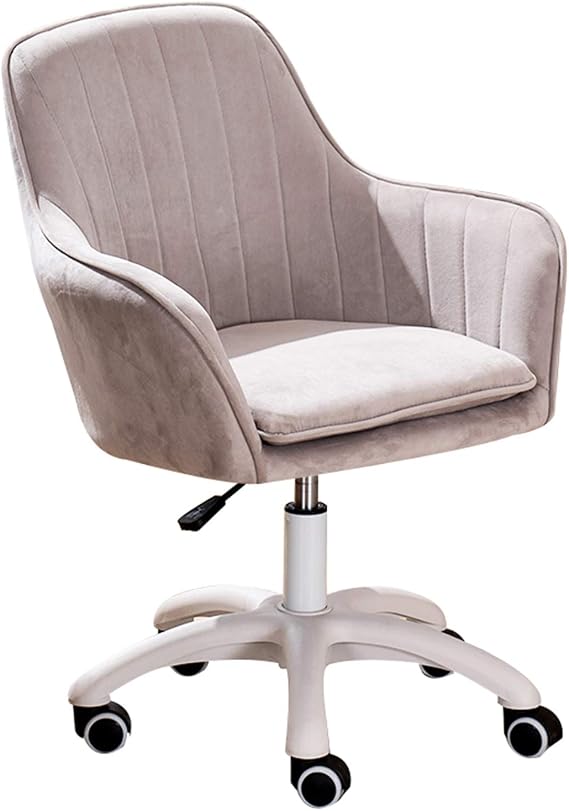 Home Ergonomic Office Chair Home Office Chair Ergonomic Computer Desk Chair, Task Chair with Mute Casters for s, 360 Swivel Height Adjustable Reception Chair, Multiple Colour Available Swivel C