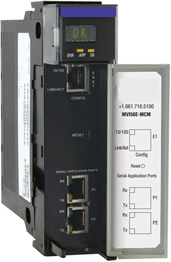 MVI56E-MCM Modbus MasterSlave Enhanced Network Interface Module MVI56EMCM Sealed in Box