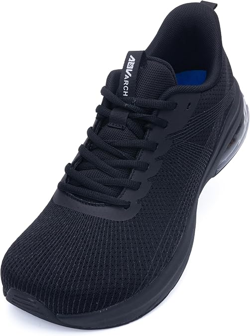AOV Walking Shoes for Men Wide Toe Box Orthotic Slip On Tennis Sneakers | Arch Support Men's Shoes for Plantar Fasciitis, All Day Comfort Tennis Shoes for Standing, Walking, Foot Pain Relief