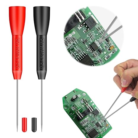 2 Universal 2mm Multimeter Probes Needle Test Probe 600V/10A
