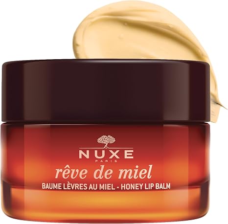 Nuxe Lip Balms 15ml, Repairs, Nourishes & Softens Dry Lips, With Honey & Beehive Ingredients, Daily or Overnight Use, Vegan Formula