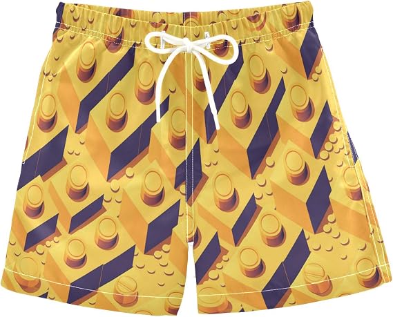 Boys Swim Trunks Summer Drawstring Toddler Swim Board Shorts Quick Dry Little Boys Bathing Suit Beach Hawaii Vacation 2T-16