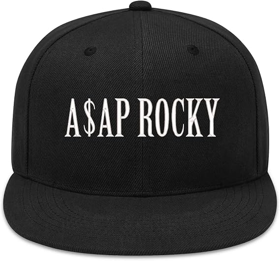 ASAP Rapper Rocky Embroidered Hip Hop Hats Womens Men Adjustable Baseball Cap Casual Snapback Caps Breathable Trucker Hats