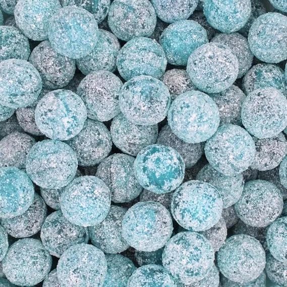 Mega Sours Raspberry Sweets 200g Bag, Pouch
