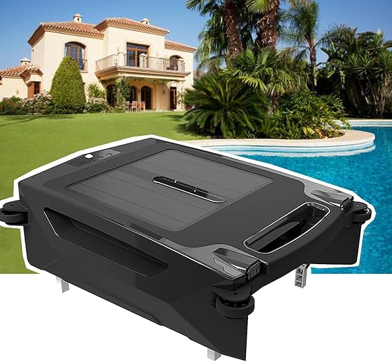 Pool Cleaning Robot with Dual Charging Modes, App Control, Cordless Operation, Intelligent Steering, and Large Waste Collection
