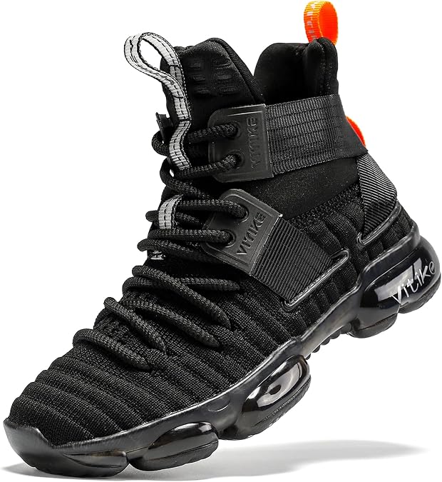 VITUOFLY Kids Basketball Shoes Boys Sneakers Girls Mid-top Sports Shoes