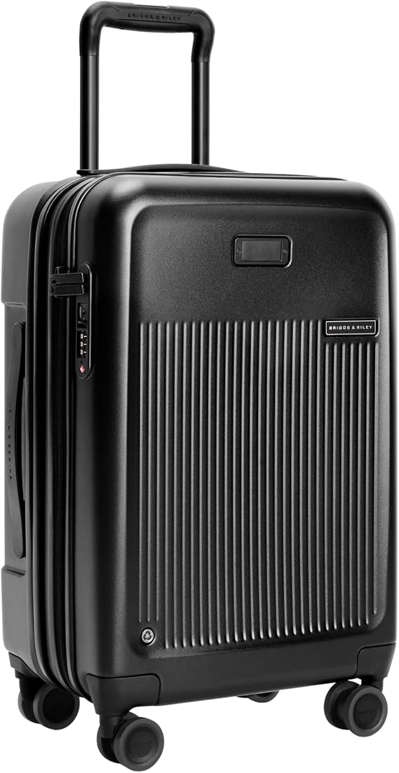 Briggs & Riley Sympatico Essential 22 Inch Hardside Carry-On Spinner, Black